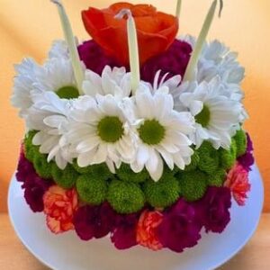 Flower Birthday cake