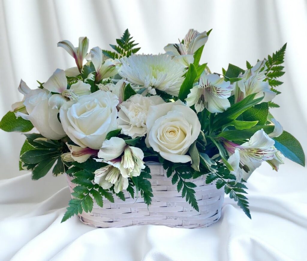 White Basket of Care - Main view