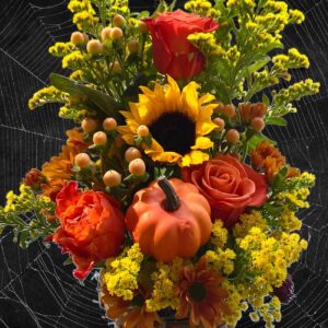 Happy Halloween Flower Basket