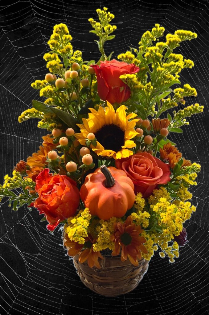 Happy Halloween Flower Basket - Main view