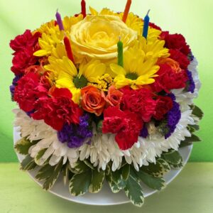 Bright Flower Cake