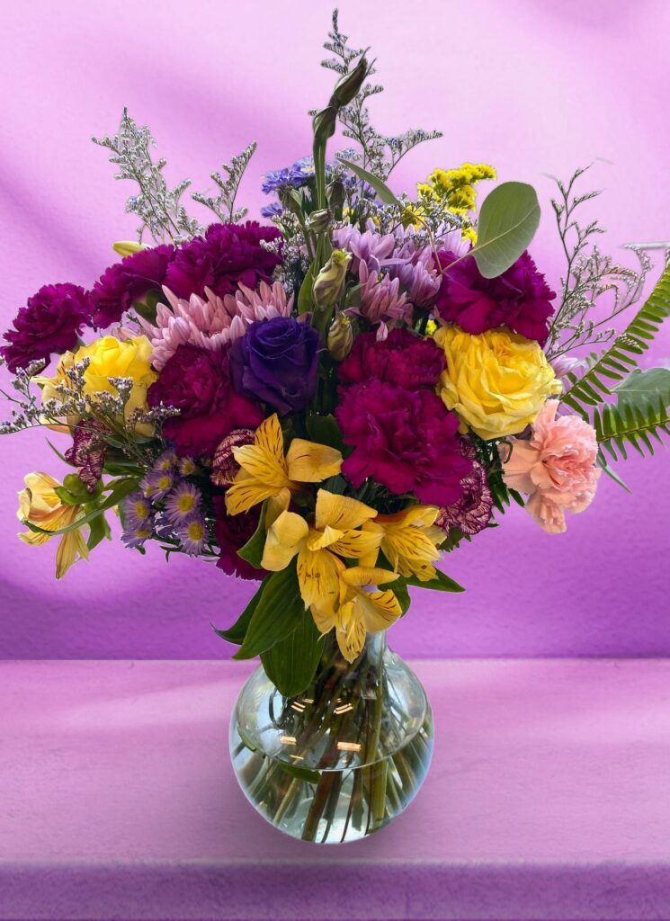 plum and sun Arrangement - Main view