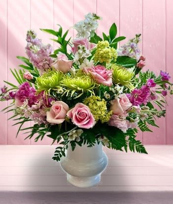 Pastel Pink floor urn - Main view