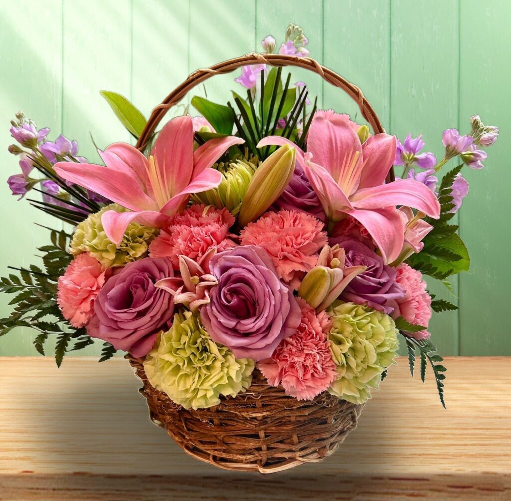 Pretty in Pink Basket - Main view