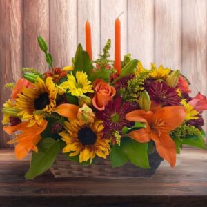 Sunflower Fall centerpiece