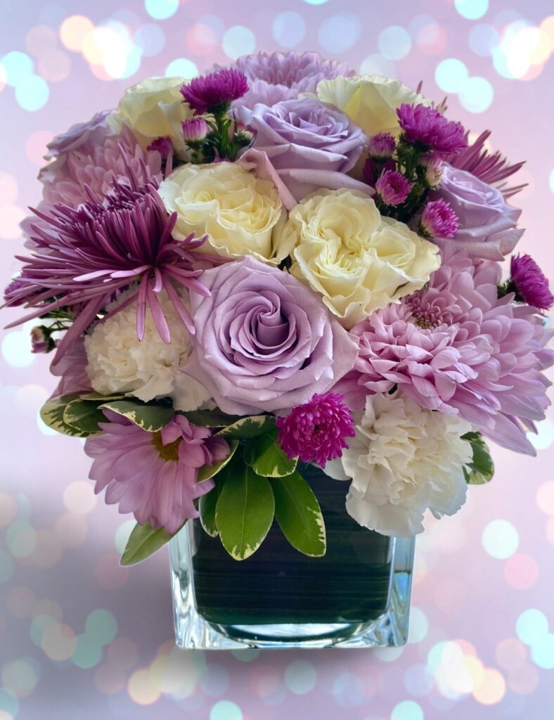 lovely lavender cube - Main view