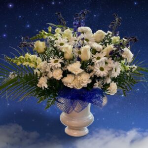 Blue Heaven Condolence Floor URN