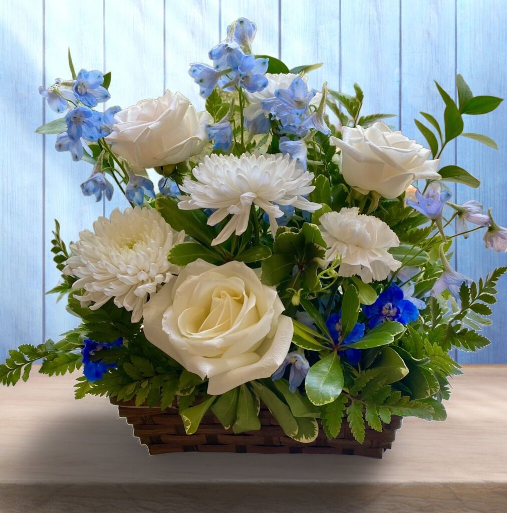 Peaceful Flower Basket - Main view