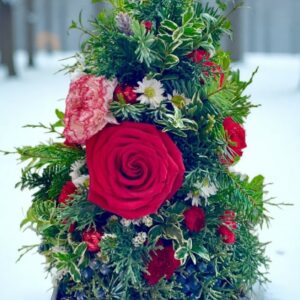 Festive Christmas tree