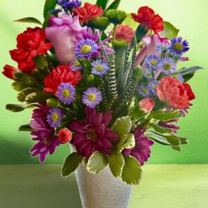 Succulent cup vase bouquet