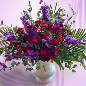 Warm wishes condolence floor urn