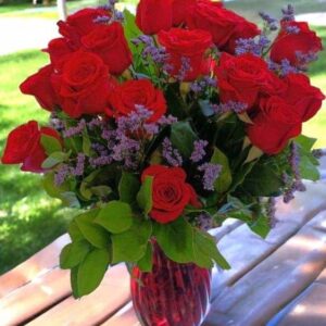 Classic Rose Bouquet (Choose Color & Size)