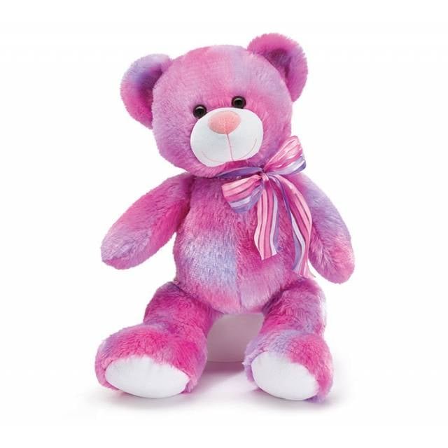 Plush Pink & Purple Bear (Large) - Main view