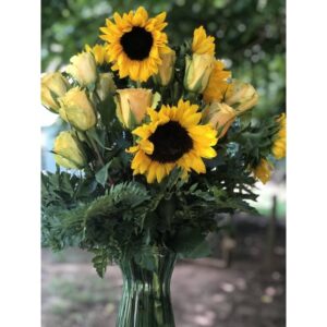 Roses & Sun Flower Bouquet