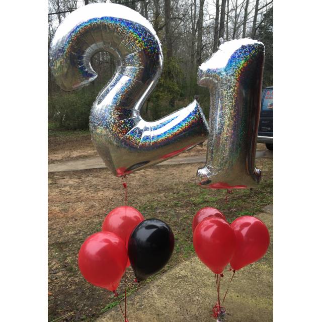 Classic Balloon Bouquet  w/ 2 XL Balloons - Main view