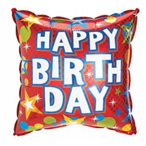 Red HBD  Square Mylar