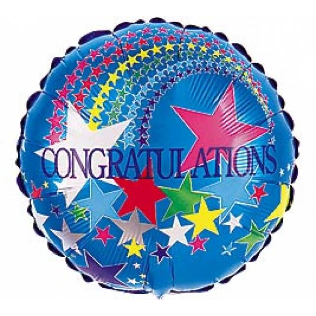 Congratulations Mylar (Blue) - Main view