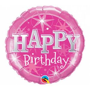 Happy Birthday  Pink Mylar