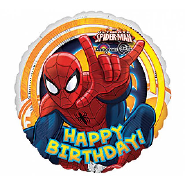 Spider Man Themed Mylar - Main view