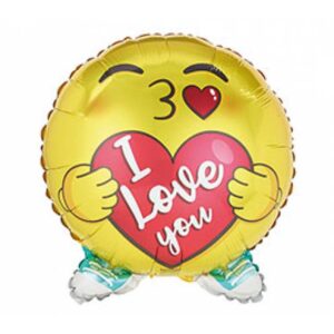 Emoji Kiss Mylar