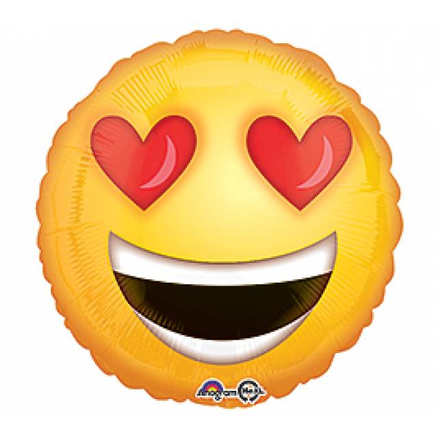Smiley Emoji w/ Heart Eyes - Main view