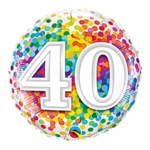 Happy 40th Balloons